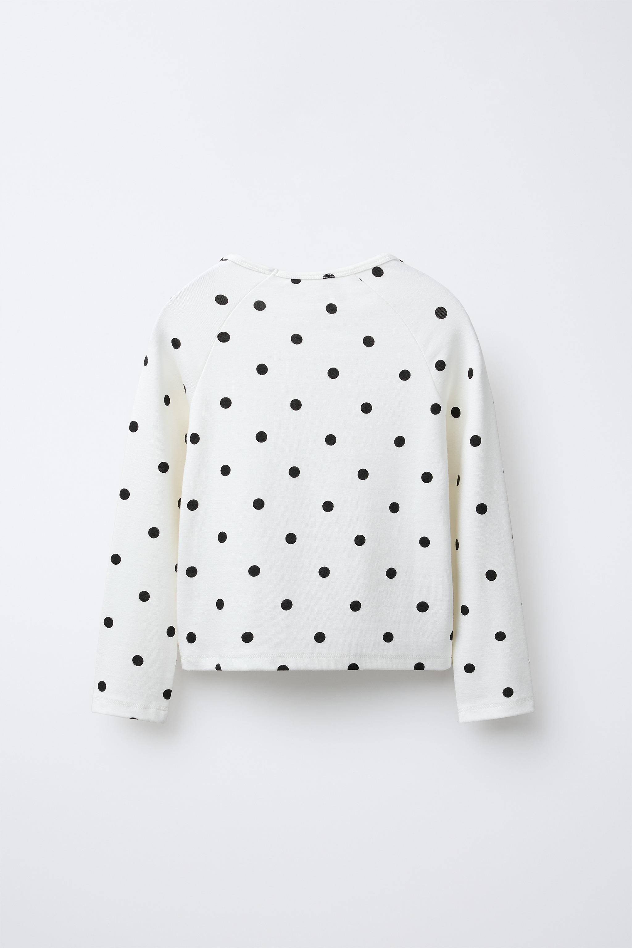 T-SHIRT À POIS AVEC MODAL